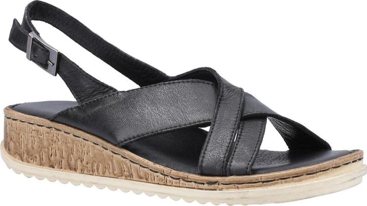 Actual product image Hush Puppies Elena Wedge Leather Sandal (38)
