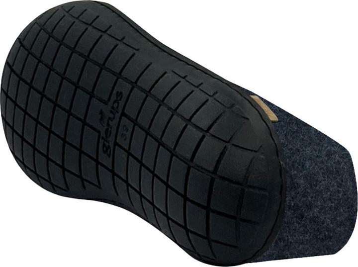 Image du produit Glerups Semelle en caoutchouc naturel Noir Pantoufle (42)