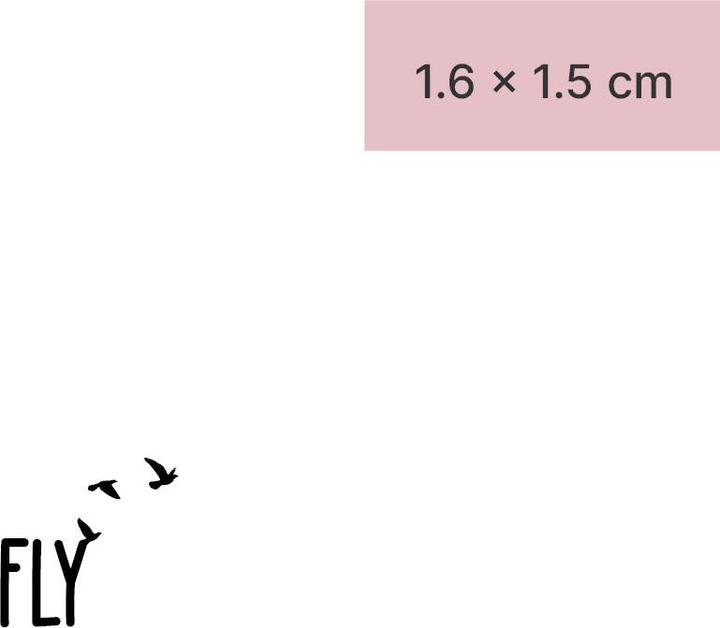 Produktbild minink Temporäres Tattoo – FLY
