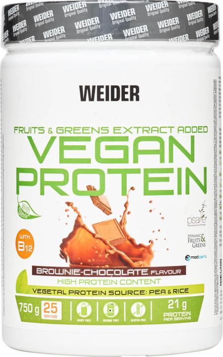 Produktbild Weider Vegan Protein (Brownie-Schoko, 1 Stk., 750 g)