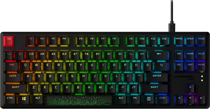Actual product image HP HyperX Alloy Origins Core PBT HX Red Gaming Keyboard (DE, Cable)