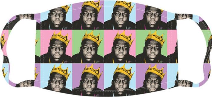 Biggie Smalls Erwachsene Krone Gesichtsmaske (1 x)