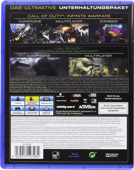Actual product image Activision Call of Duty Infinite Warfare (PS4, DE)