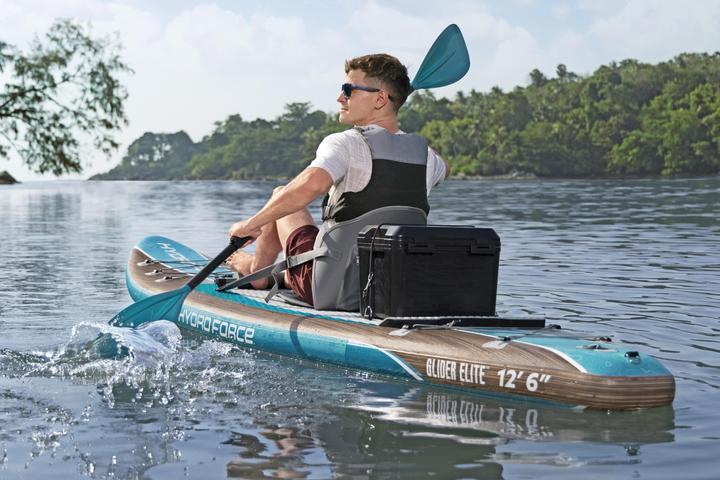 Actual product image Bestway Hydro Force Glider Elite 2-in-1 Inflatable Stand-Up Paddleboard & Kayak Set 3.81 m