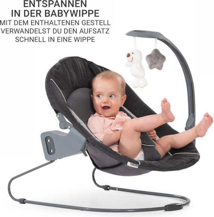 Immagine prodotto Hauck Seggioloni Beta Plus Bianco 5 pezzi - Seggiolone + 2in1 (Seggiolone)
