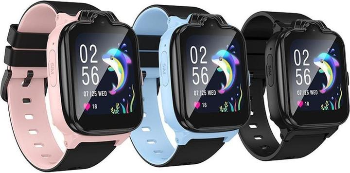Actual product image Hoco Headphone with microphone smartwatch for kids with call function 4G Y104 blue (4G)