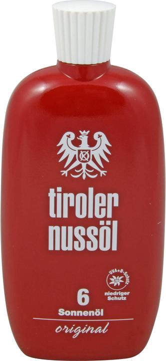 Dr Seidel Tiroler Nussöl original Sonnenöl Wasserfest LSF 6, 150 ml Öl (Sonnenöl, Bis SPF 10, 150 ml)