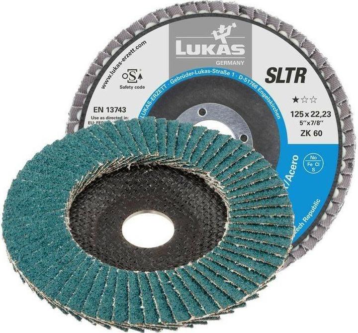 Produktbild Lukas Fächerschleifscheibe SLTR universal Ø 125 mm Zirkonkorund Korn 60