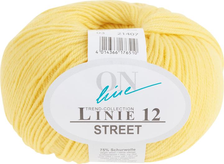 Actual product image Online Wool Street, line 12, 50g, approx. 210m (210 m)