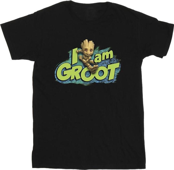 Guardians Of The Galaxy I Am Groot Jumping TShirt (3XL)