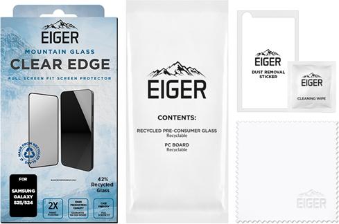 Produktbild Eiger Mountain Glass Clear Edge (1 Stück, Samsung Galaxy S25)