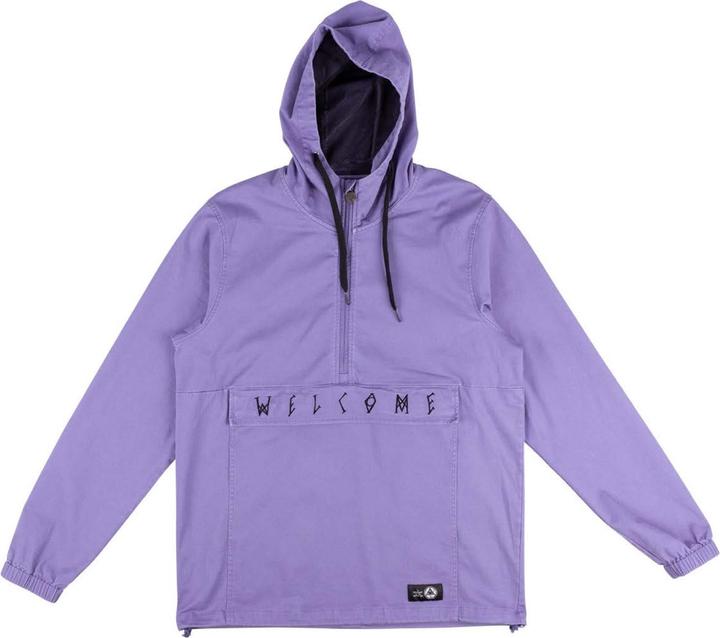 Welcome Scrawl Garment Dyed Twill Anorak