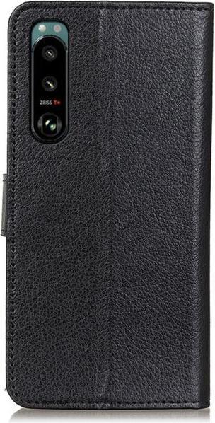 Actual product image MU Classic Litchi Leather Bookcover Series (Sony Xperia 5 III)