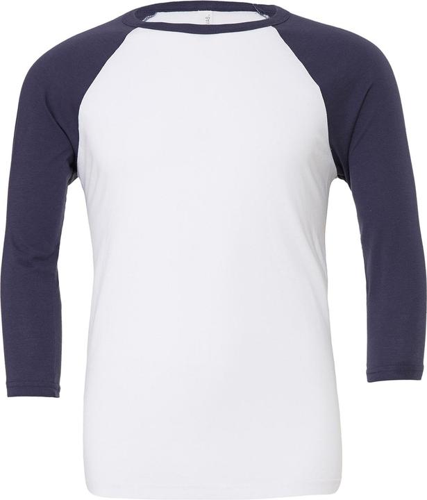 Produktbild Bella Canvas TShirt Baseball 34 Ärmel (S)