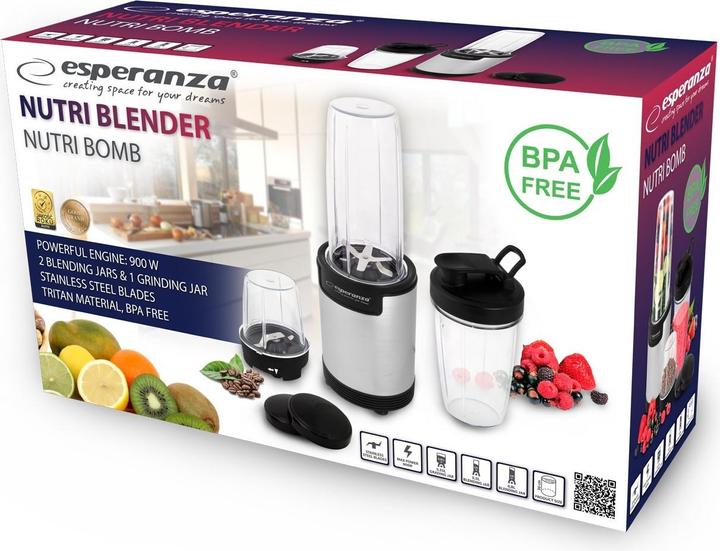 Produktbild Esperanza EKM030 Nutri Bomb 91 (900 W)