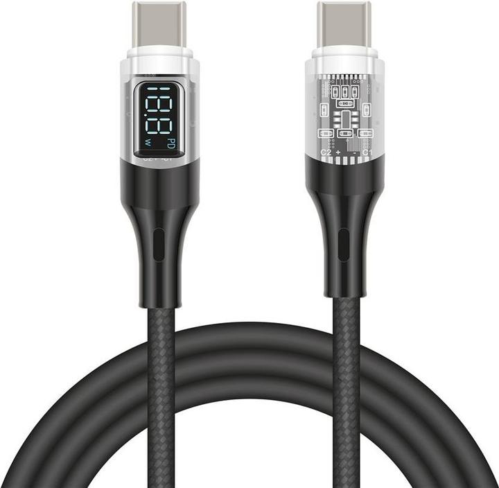 Actual product image Delock USB 2.0 data and fast charging cable USB Type-C plug (2 m, USB 2.0)