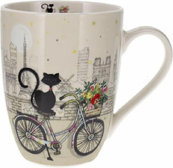 Immagine prodotto Kiub tazza rotonda + scatola art paris chat vélo (340 ml, 1 x)