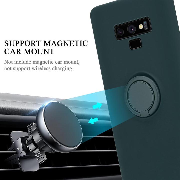 Productafbeelding Cadorabo TPU Vloeibare Ring Silicone Hoesje (Samsung Galaxy Note 9)
