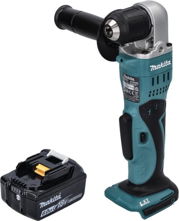 Immagine prodotto Makita DDA 351 G1 Batteria trapano angolare 18 V 13,5 Nm + 1x batteria 6,0 Ah - senza caricabatterie (Batteria ricaricabile)