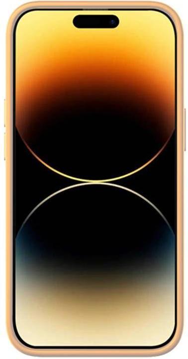 Image du produit Baseus Etui en gel de silice liquide pour iPhone 14 Pro Max (Sunglow)+ verre trempé + kit de nettoyage (Apple iPhone 14 Pro Max)