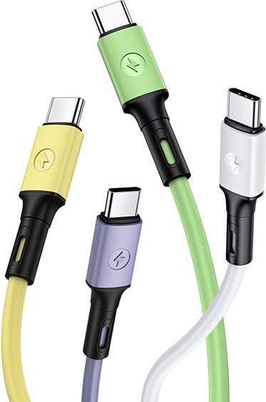 Produktbild Usams Kabel U52 USB-C 2A Fast Charge 1m purpurowy/purple SJ436USB04 (US-SJ436) (1 m, USB 3.2 Gen 1)
