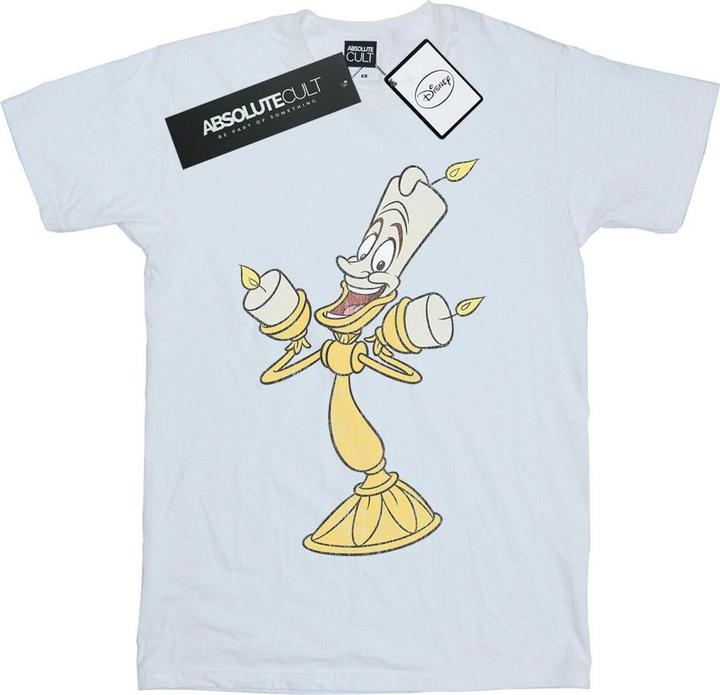 Produktbild Disney Beauty And The Beast Lumiere Distressed TShirt (XXL)