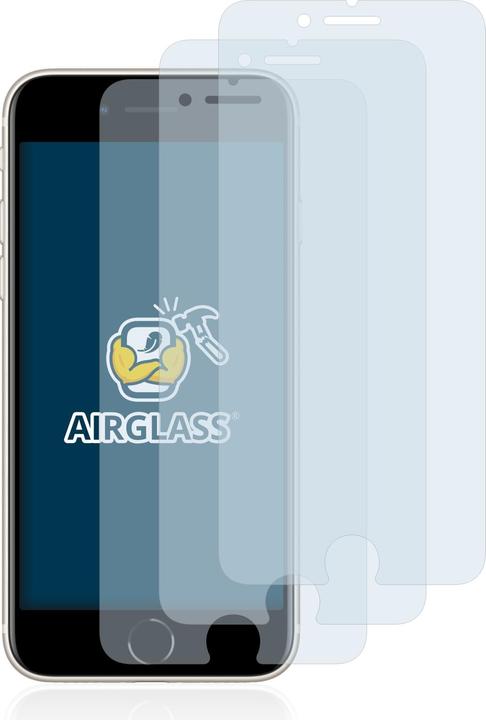 Actual product image BROTECT AirGlass bulletproof glass film (3 Piece, Apple iPhone SE (3rd Gen))