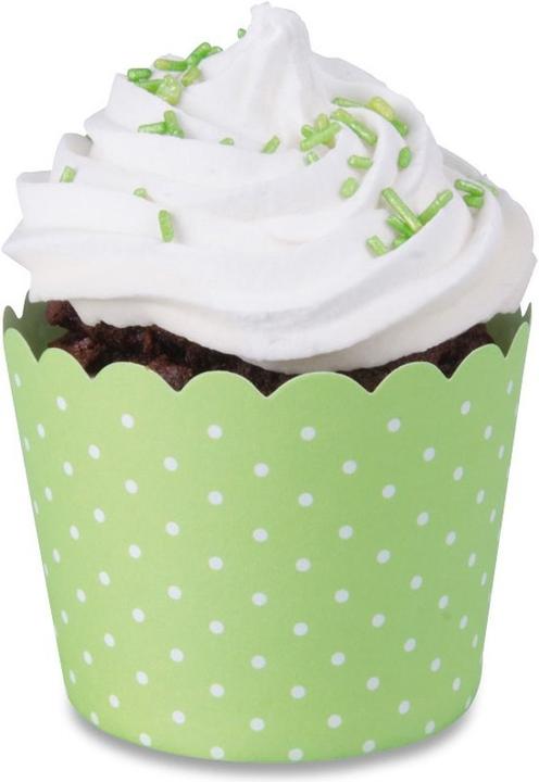 Actual product image Städter Mini Cupcake Moulds Light Green & White (6 cm)