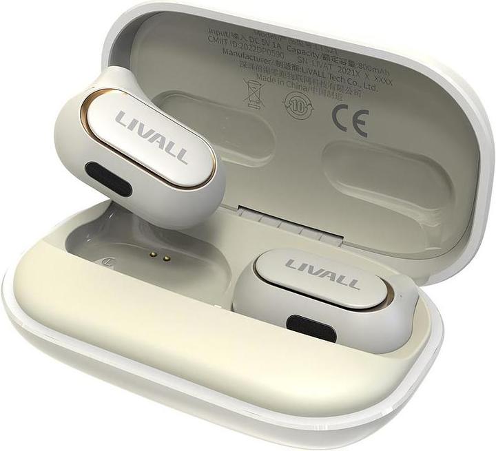Livall LTS21 Elite white headphones (12 h, Wireless)