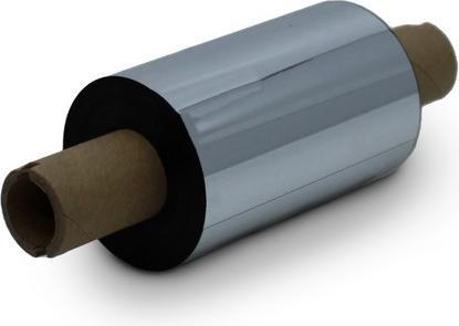 Helvetikett Wax/resin colour ribbons (5 cm, Black)