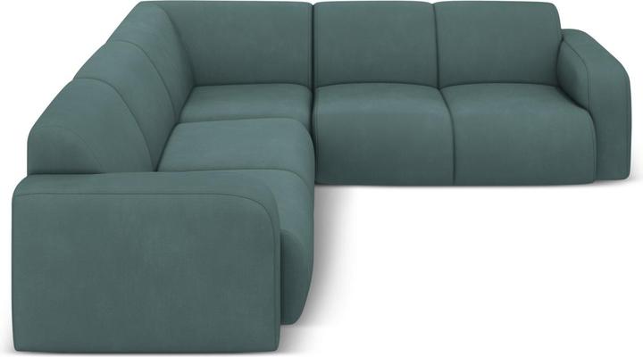 Actual product image Micadoni Symmetrical Corner Sofa, "Molino", 5 Seats, 252x252x75 Made in Europe (Corner sofa)