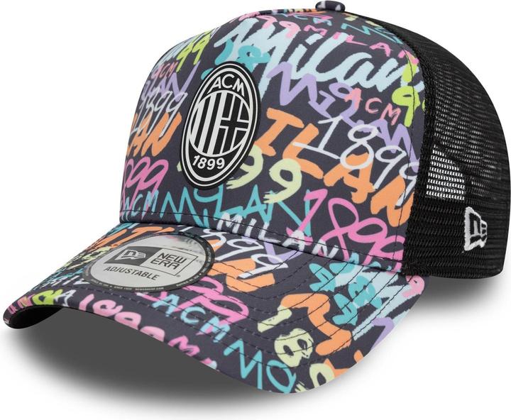 New Era A-Frame Trucker Cap - Ac Mailand Grafiti (One Size)