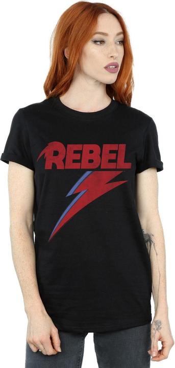 Produktbild David Bowie Distressed Rebel TShirt (XL)
