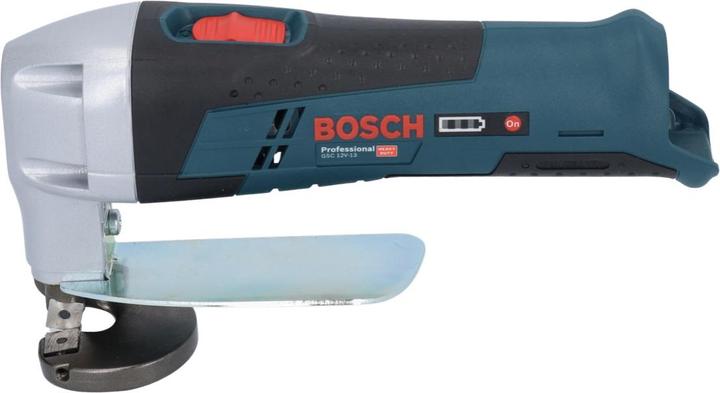 Produktbild Bosch Professional Bosch GSC 12V-13 Akku Blechschere 12V mit Sechskantstiftschlüssel + 1x Akku 3,0Ah + L-BOXX - ohne Sc