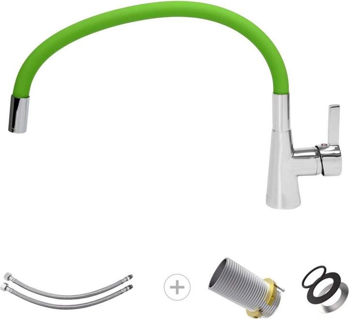 Image du produit Fala Robinet d'évier de cuisine flexible en vert robinet