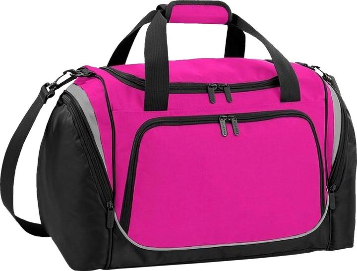 Fuchsia, Schwarz, Hellgrau