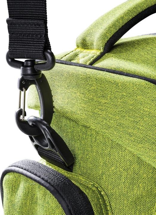 Produktbild mantona Premium Kameratasche grün (Kamera Schultertasche)