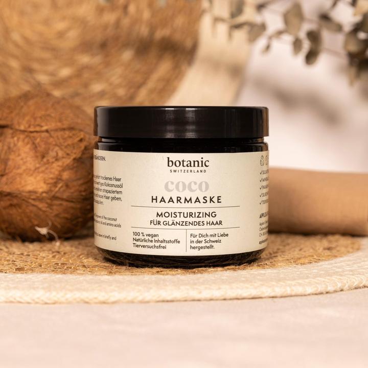 Produktbild Botanic Switzerland coco | Haarmaske für glänzendes Haar (300 ml)