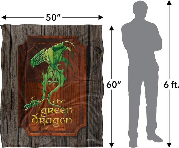Image du produit Lord of the rings - Couverture THE GREEN DRAGON (152 x 127 cm)