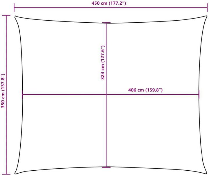 Actual product image VidaXL Nezhatok (350 x 450 cm)