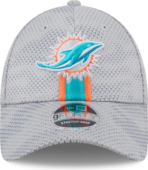 Image du produit New Era 9Forty Stretch Cap SIDELINE Miami Dolphins grey (Taille unique)