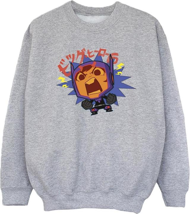 Image du produit Disney - Sweat BIG HERO BAYMAX HIRO ANGRY MANGA - Fille (152, 158)
