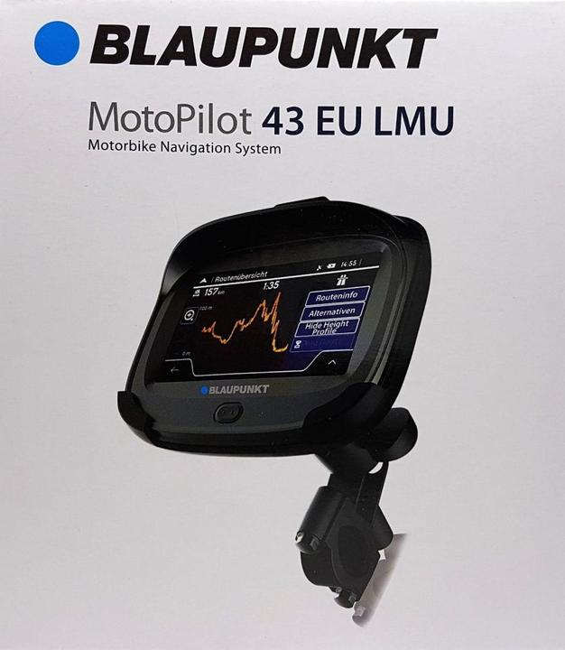 Image du produit Blaupunkt MotoPilot 43 EU LMU, appareil de navigation pour moto et piéton (4.30")