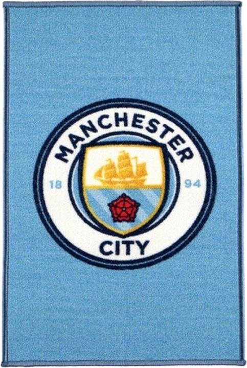 Image du produit Manchester City FC Tapis officiel de football écusson (50 x 80 cm)