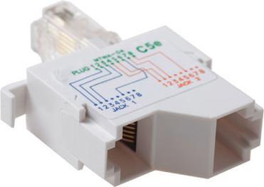 Produktbild Wiringdiagram: T568A - T568B (PoE Splitter)