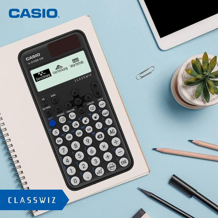 Actual product image Casio FX-810DE CW (Batteries)