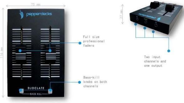 Immagine prodotto Pepperdecks Mixer per DJ (Miscelatore di linea)