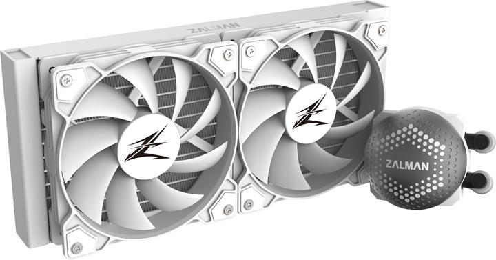 Produktbild Zalman ALPHA24 White CPU Liquid Cooler 240mm Radiator 2 x 10 mm Fan ARGB pump Dual