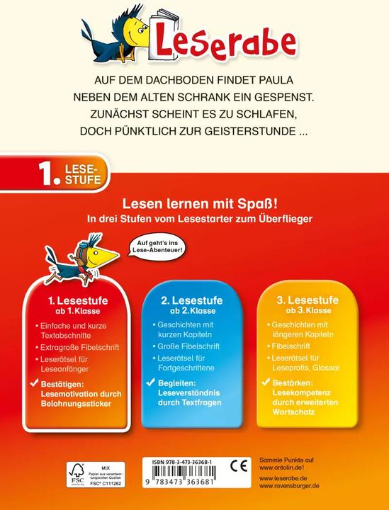 Produktbild Ravensburger Das Gespenst auf dem Dachboden (Deutsch, Katja Königsberg, Jan Lieffering, 2016)