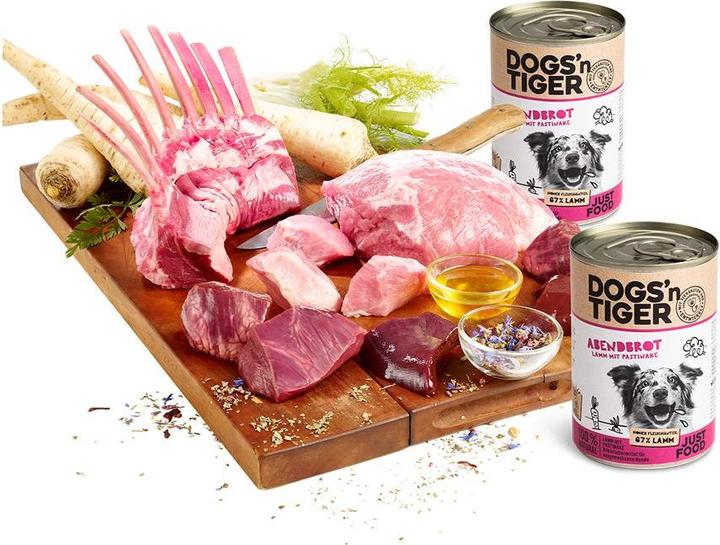 Image du produit Dogs'n Tiger Nourriture humide Pain du soir 800g (Adulte, 1 pcs, 800 g)